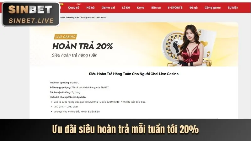 Ưu đãi trò chơi casino trực tuyến tại saowin